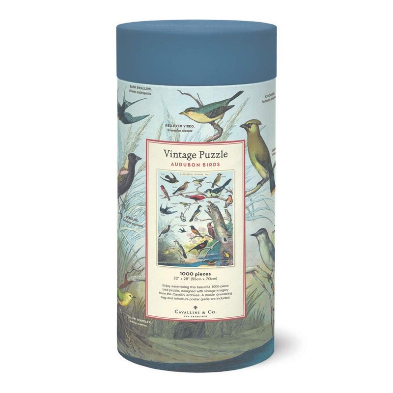 CAVANILLI & CO. Cavallini 1000 Piece Puzzle, Audubon Birds (PZL/BRD) - Image 3